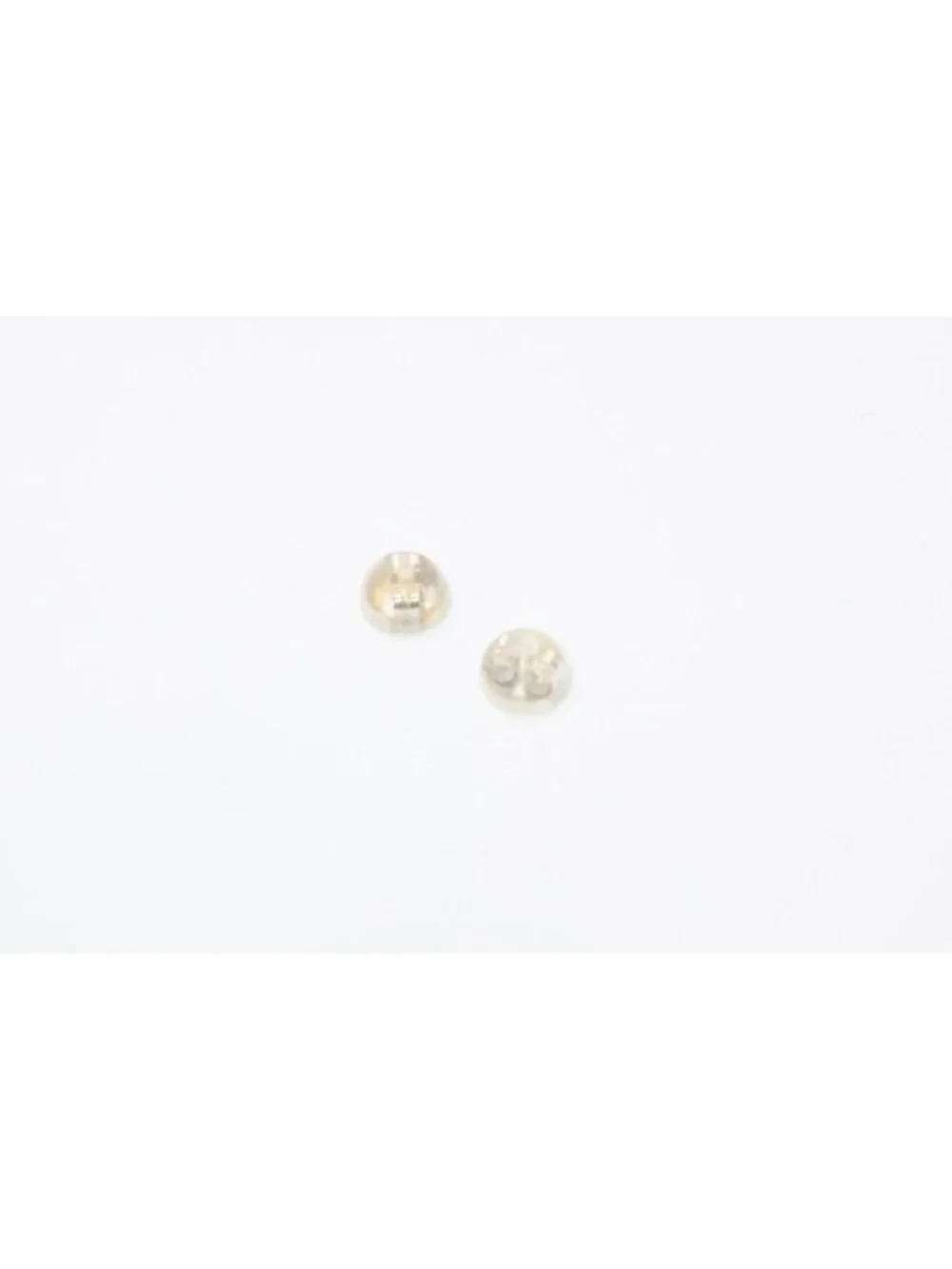 Chanel CC Logo Earrings 05 Color Stone Metal Silver